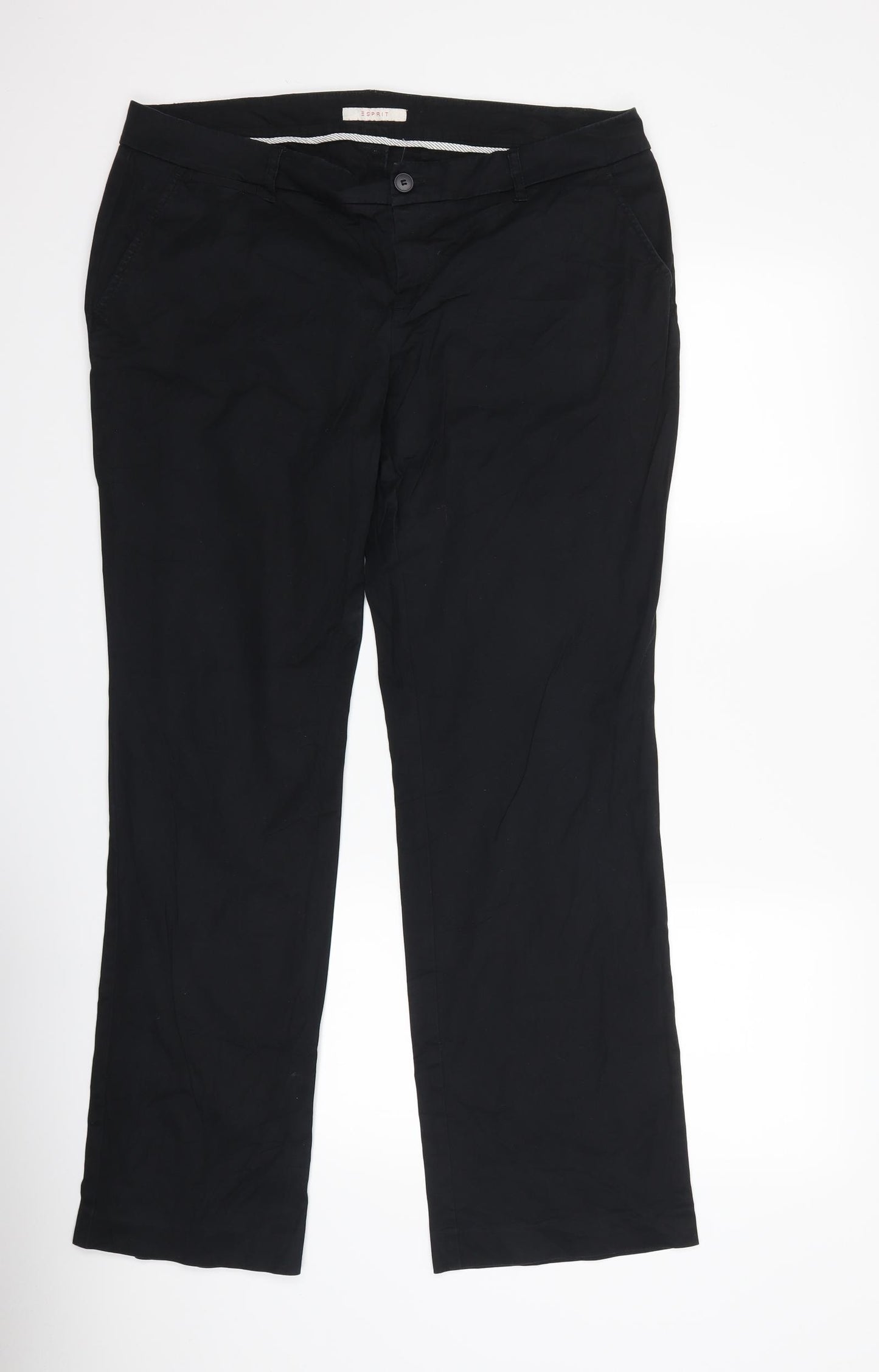 Esprit Womens Black   Trousers  Size 18 L30 in