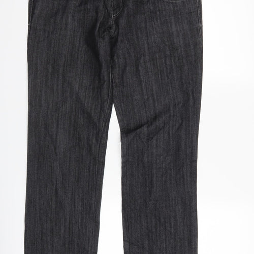 Premier Womens Black  Denim Straight Jeans Size 32 L27 in