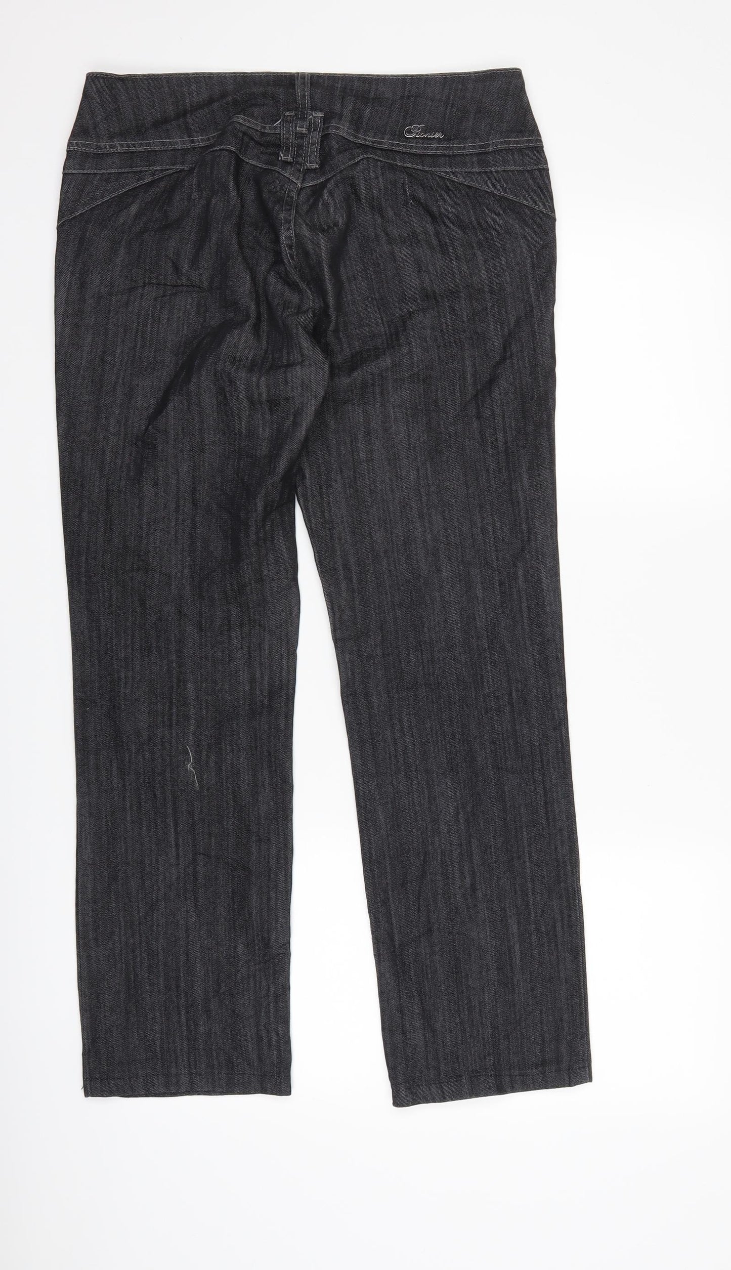 Premier Womens Black  Denim Straight Jeans Size 32 L27 in