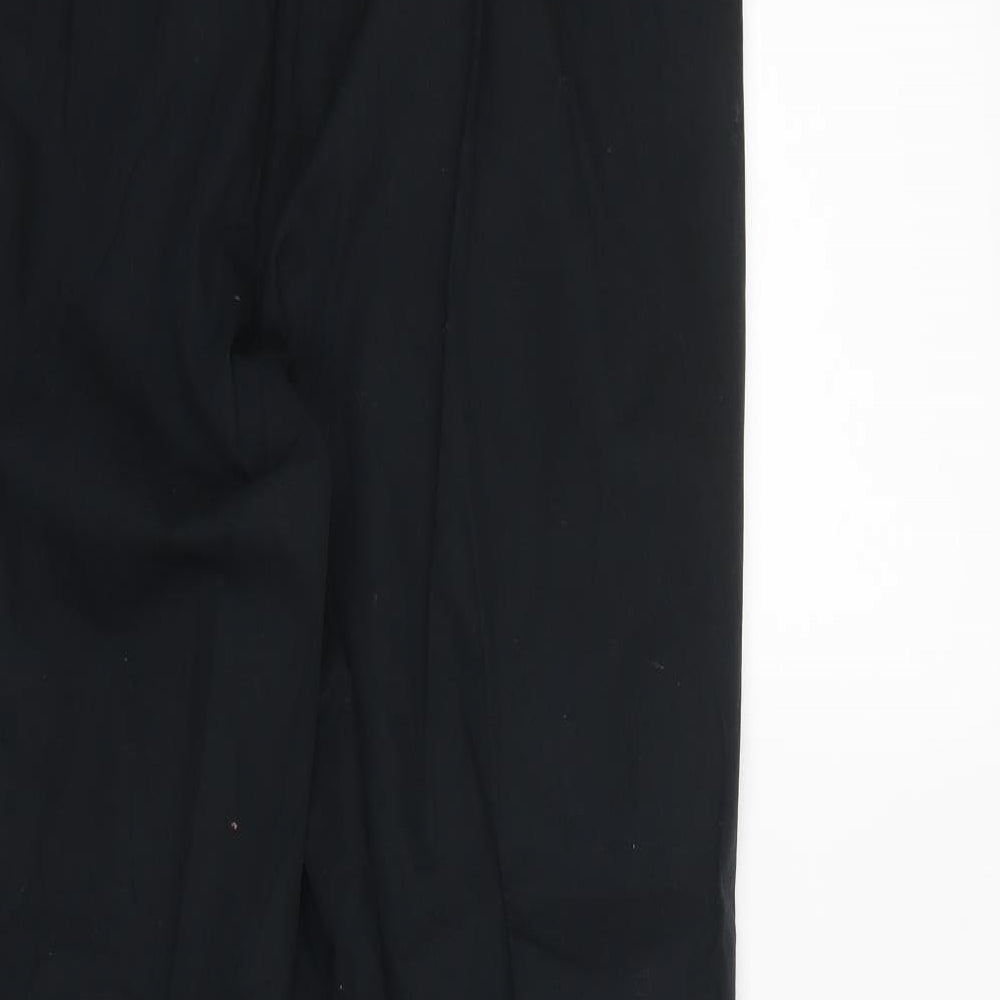 BM Womens Black   Trousers  Size 16 L28 in