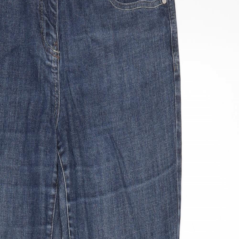 NEXT Womens Blue  Denim Bootcut Jeans Size 14 L30 in