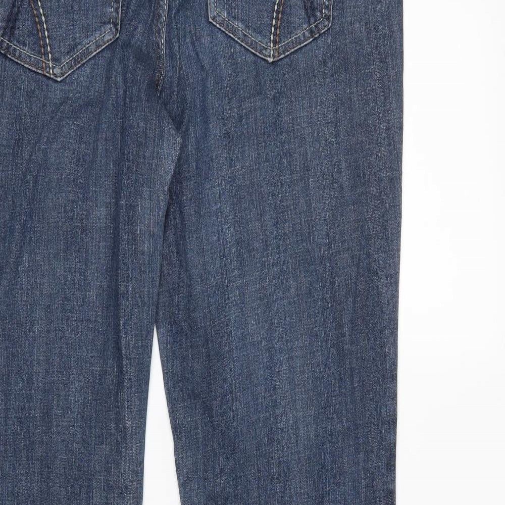 NEXT Womens Blue  Denim Bootcut Jeans Size 14 L30 in