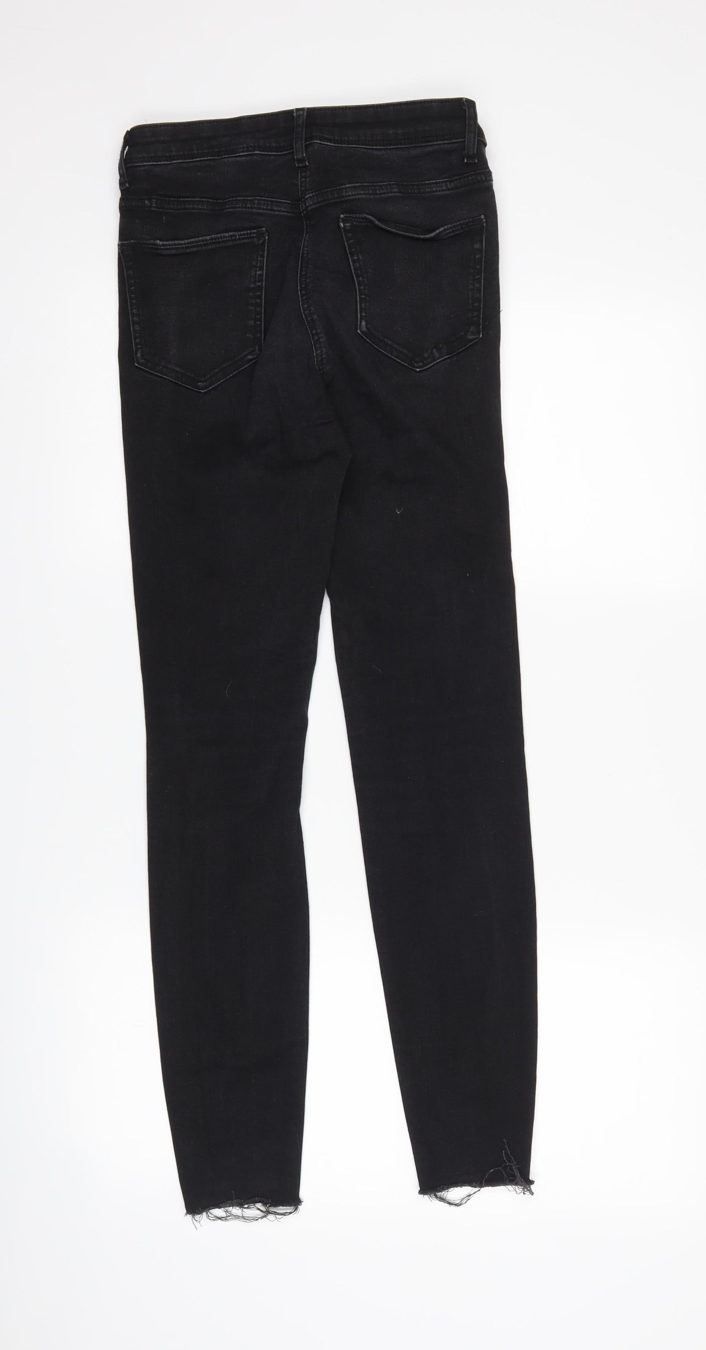 NEXT Womens Black  Denim Skinny Jeans Size 6 L27 in