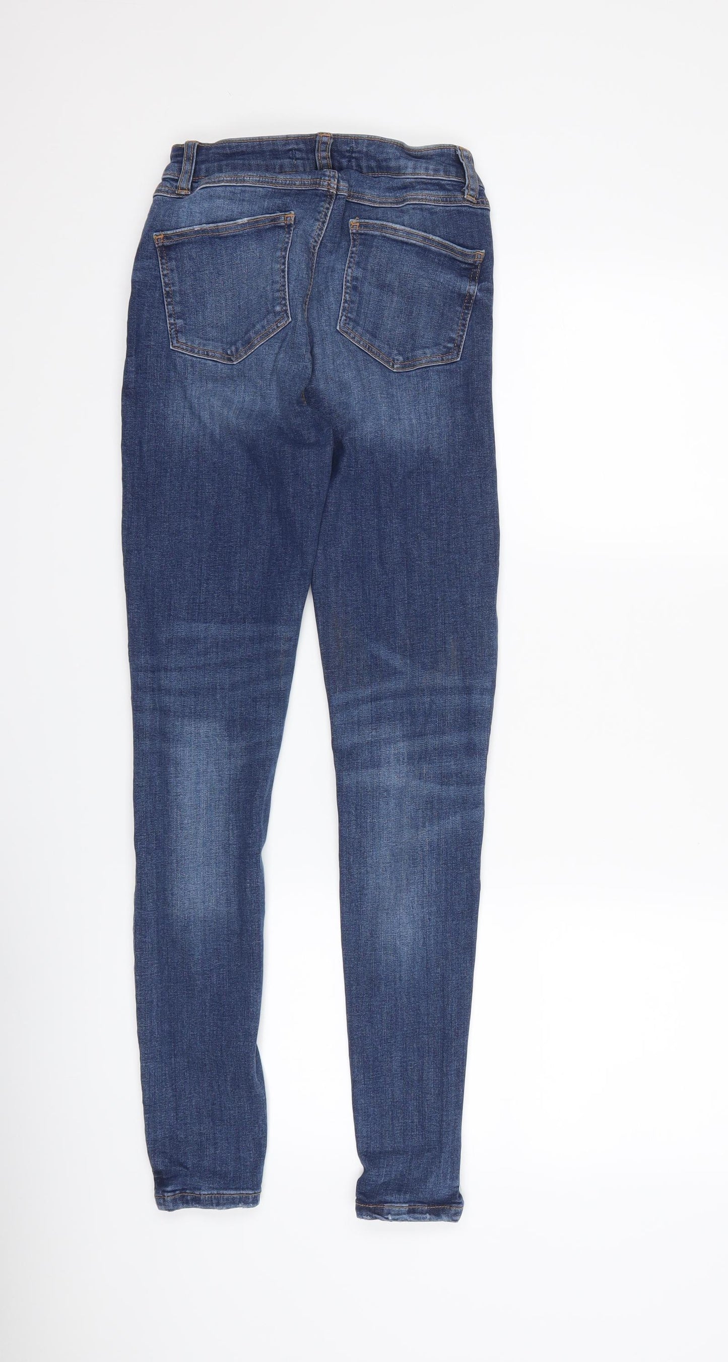 denim co Womens Blue  Denim Skinny Jeans Size 6 L26 in