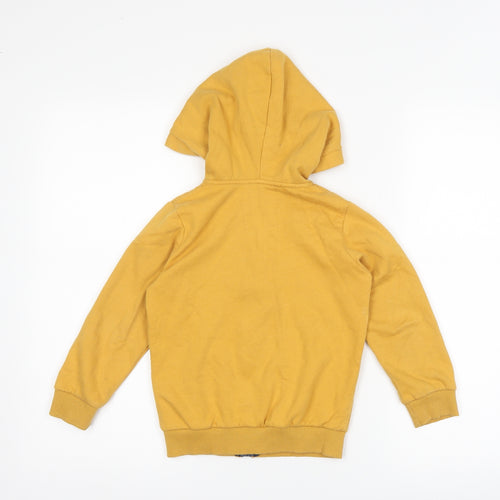 Matalan Boys Yellow   Full Zip Hoodie Size 4 Years