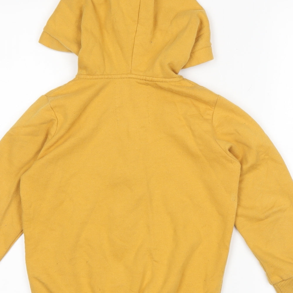 Matalan Boys Yellow   Full Zip Hoodie Size 4 Years