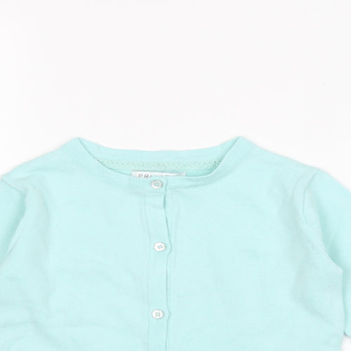 Primark Girls Blue   Cardigan Jumper Size 4-5 Years