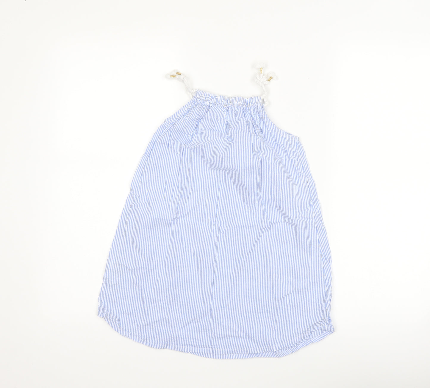 H&M Girls Blue Striped  Shift  Size 6-7 Years