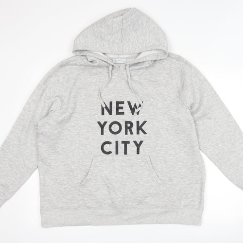 Papaya Womens Grey   Pullover Hoodie Size XL  - New York City