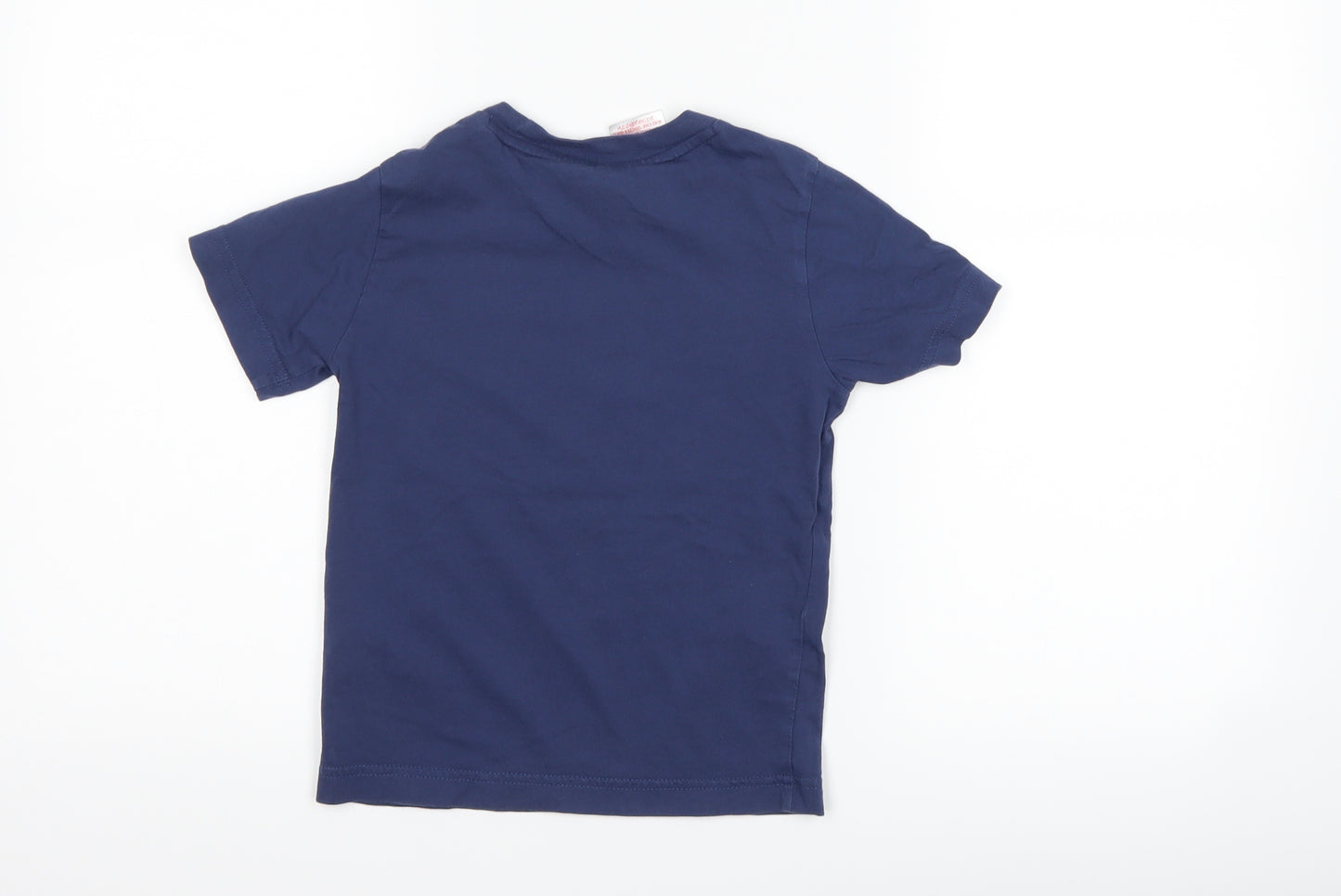 adidas Boys Blue   Basic T-Shirt Size 5-6 Years