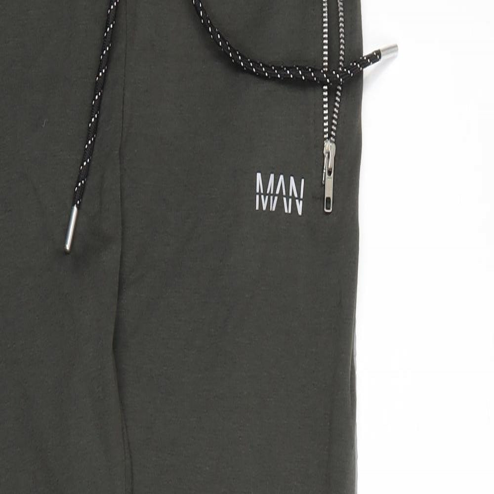 Boohoo Mens Green   Jogger Trousers Size S L28 in