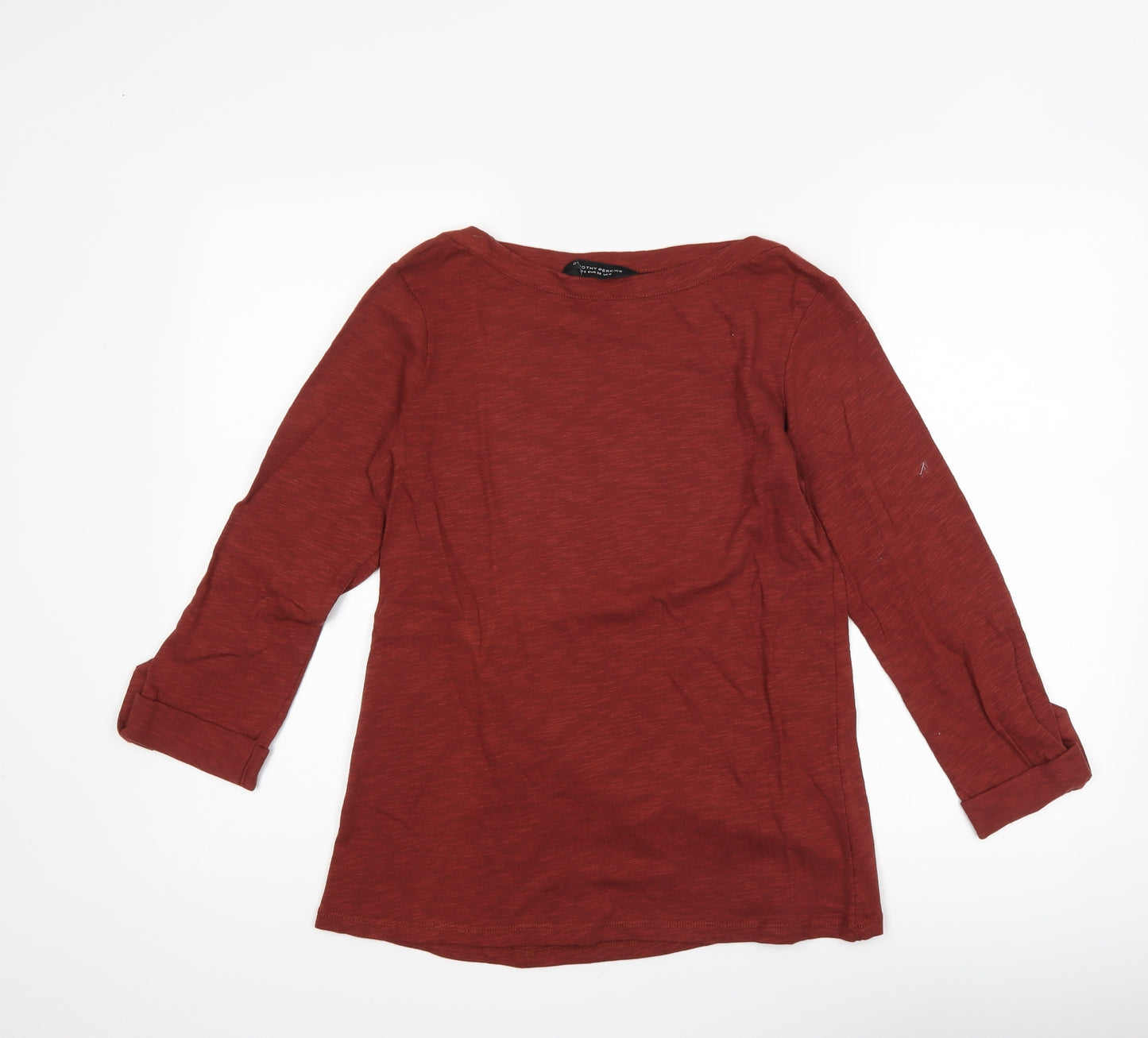 Dorothy Perkins Womens Brown   Basic T-Shirt Size 10