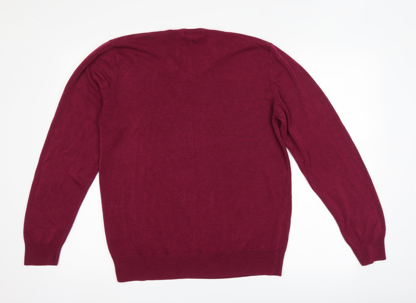 Marks and Spencer Mens Purple   Pullover Jumper Size M