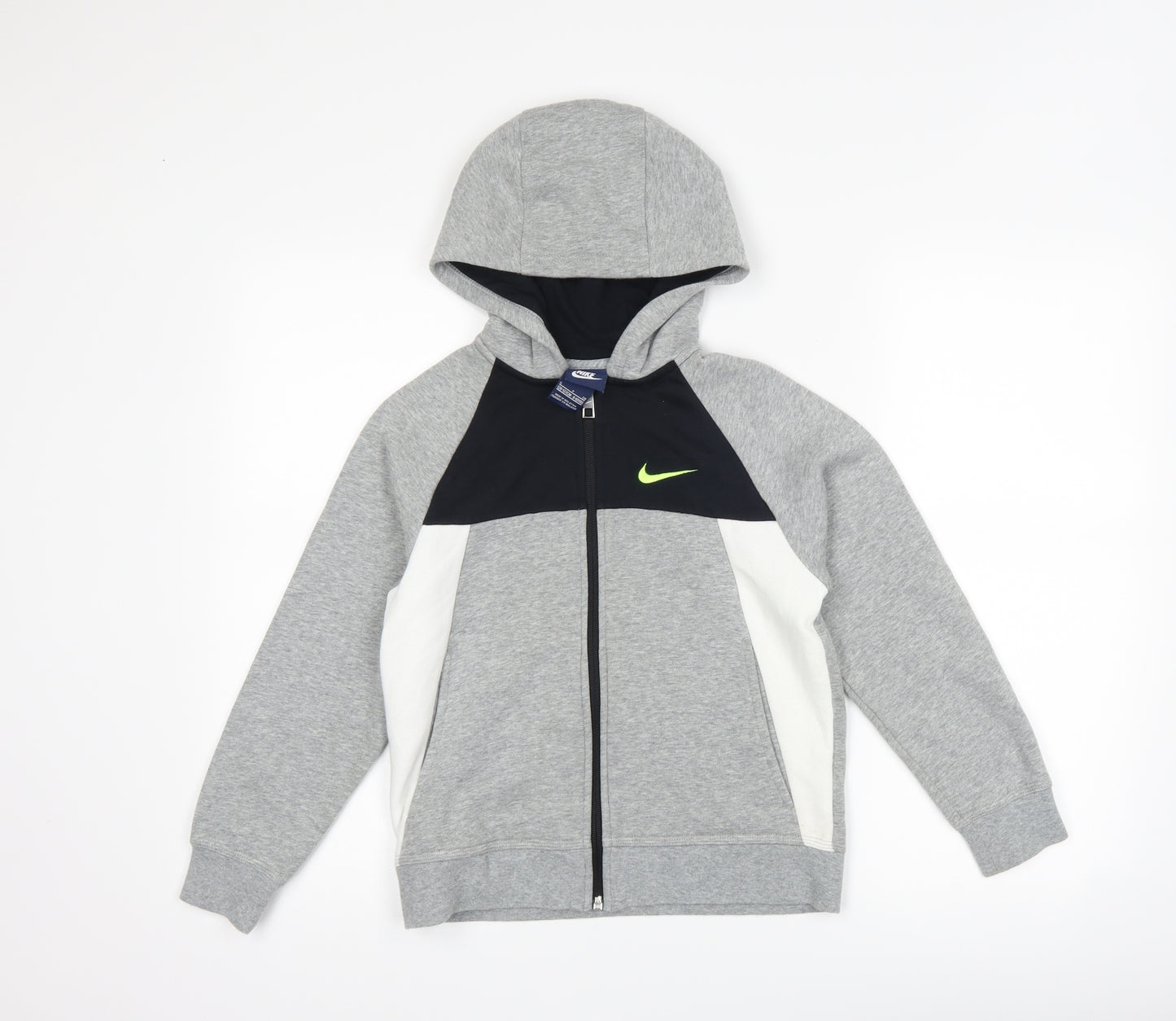 Nike Boys Grey   Full Zip Hoodie Size 8-9 Years