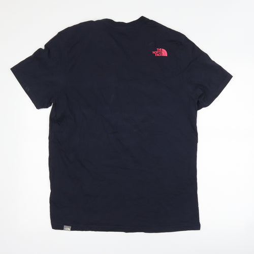 The North Face Mens Blue    T-Shirt Size L