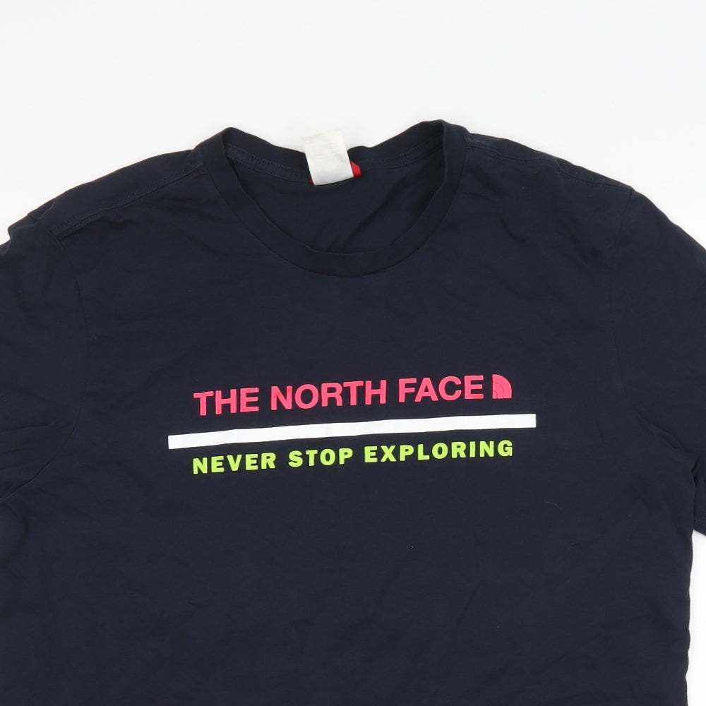 The North Face Mens Blue    T-Shirt Size L