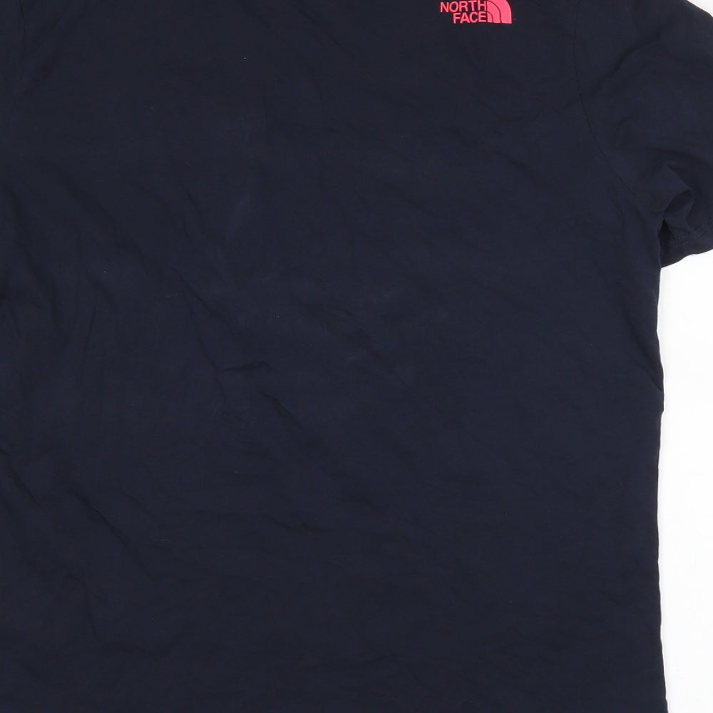 The North Face Mens Blue    T-Shirt Size L