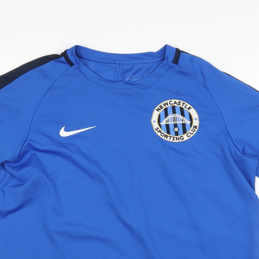 Nike Boys Blue   Basic T-Shirt Size 13-14 Years  - Newcastle sporting club