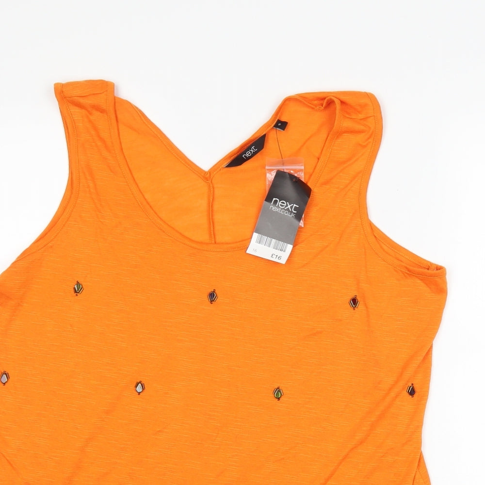 NEXT Womens Orange   Basic Tank Size 16