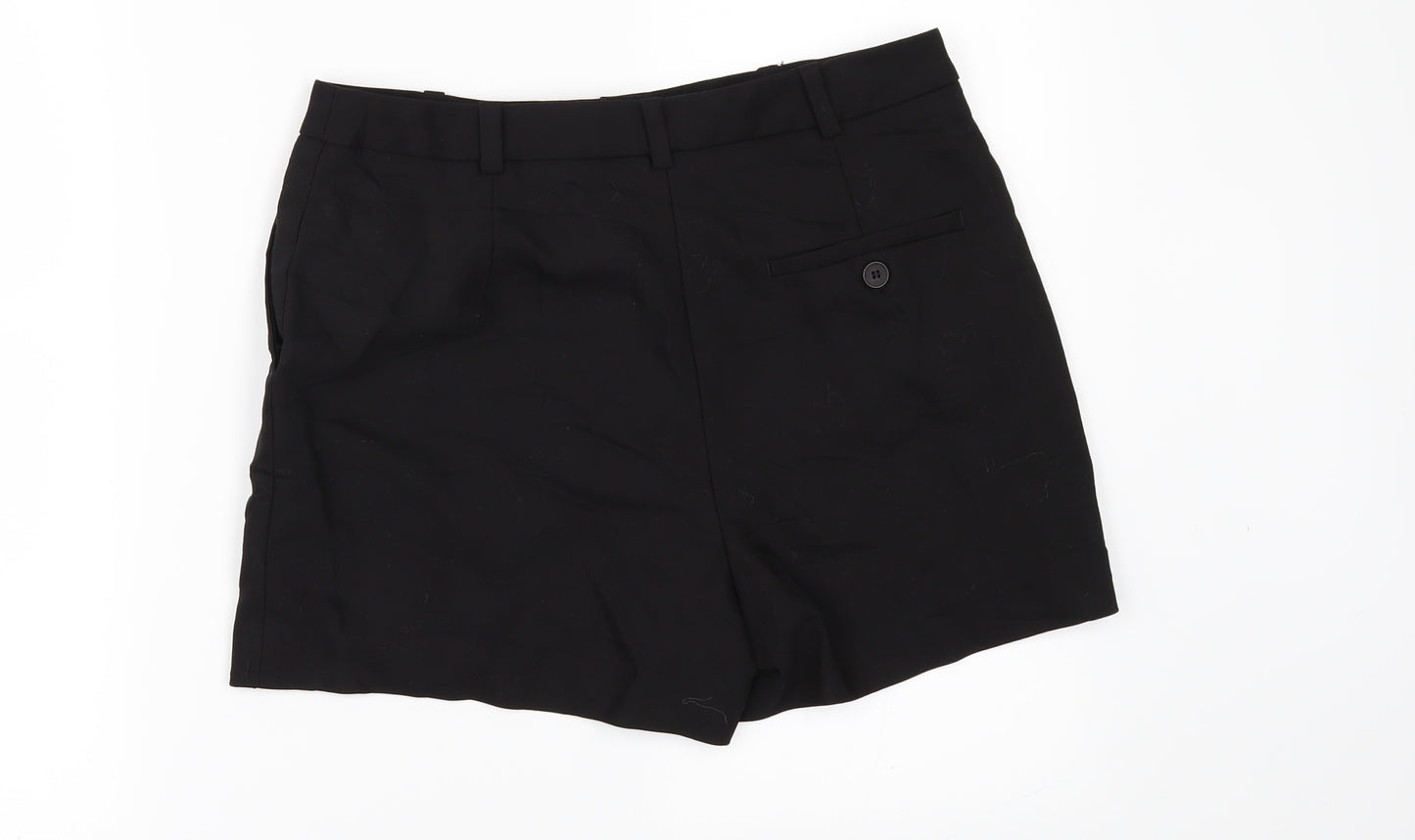 Zara Womens Black   Chino Shorts Size M