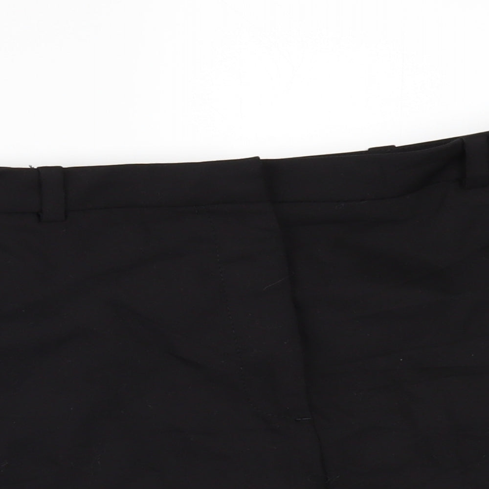 Zara Womens Black   Chino Shorts Size M