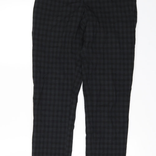 New Look Womens Green Check  Trousers  Size 8 L29 in