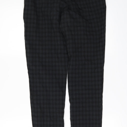 New Look Womens Green Check  Trousers  Size 8 L29 in