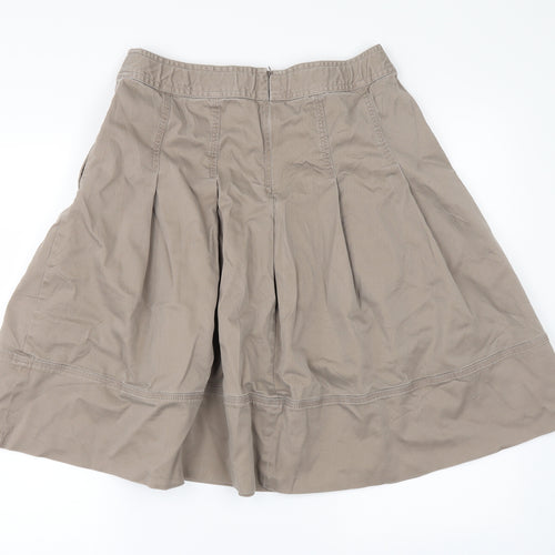 Oasis` Womens Beige   A-Line Skirt Size 12