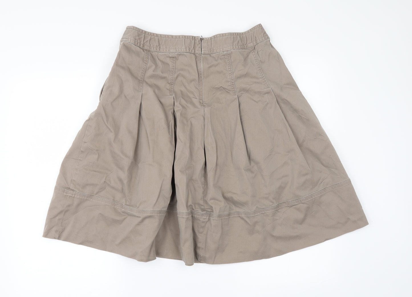 Oasis` Womens Beige   A-Line Skirt Size 12