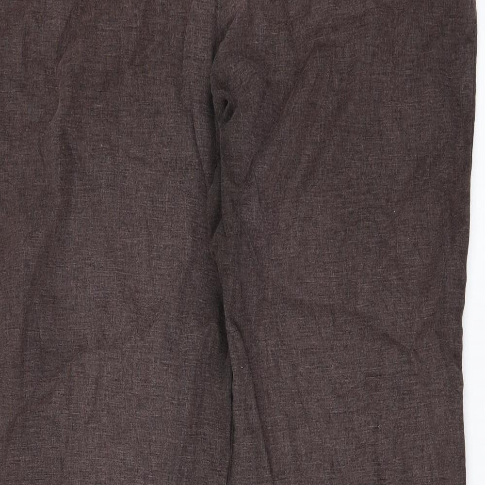 Marks and Spencer Womens Brown   Trousers  Size 14 L29 in