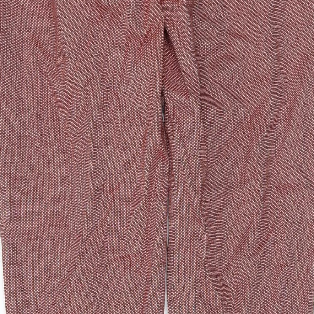 Zara Mens Red   Trousers  Size 34 in L34 in