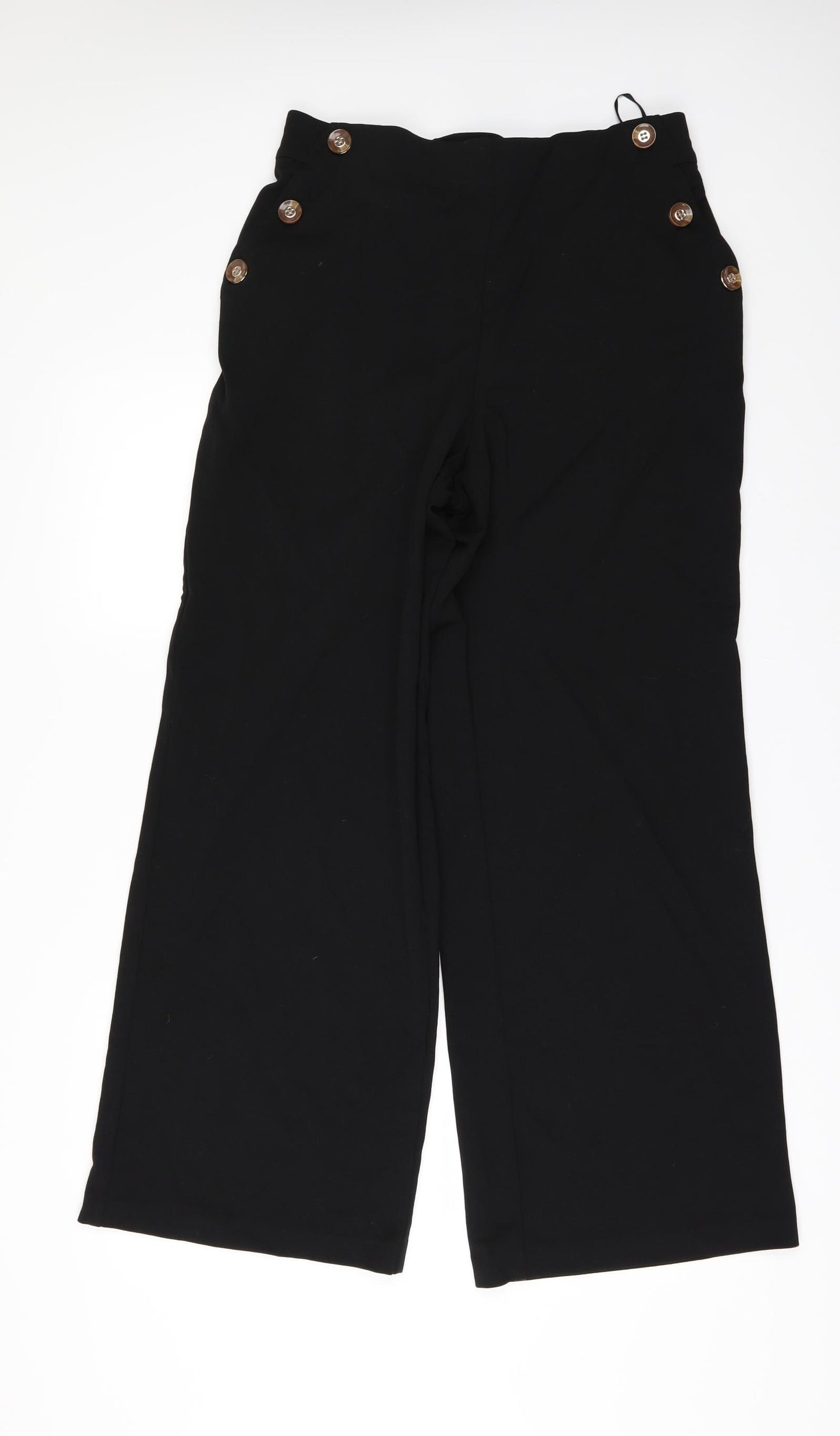 F&F Womens Black   Trousers  Size 14 L32 in