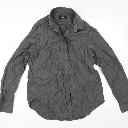 Marks and Spencer Mens Grey    Button-Up Size 16