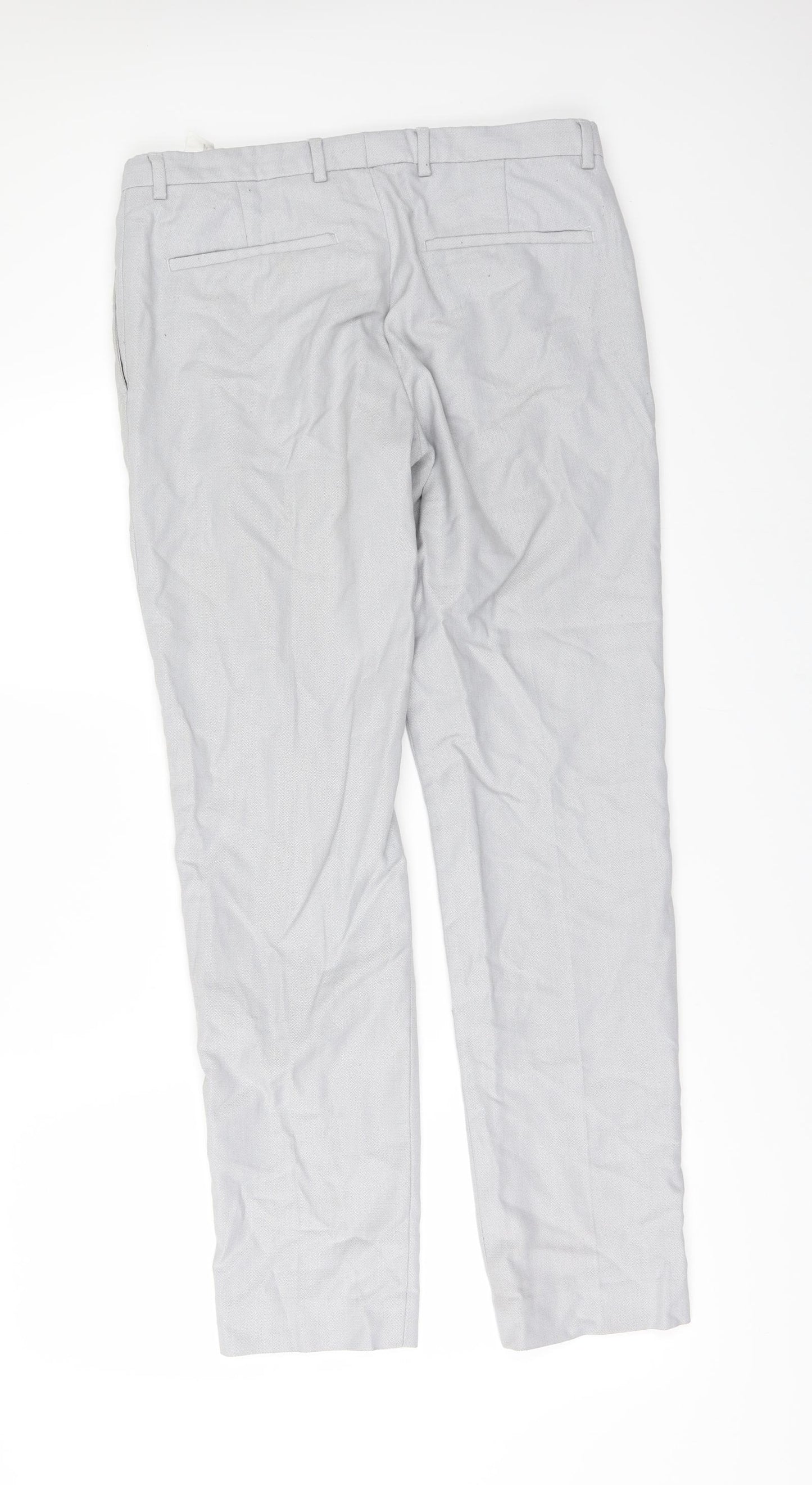 Zara Mens Grey   Trousers  Size 32 in L31 in