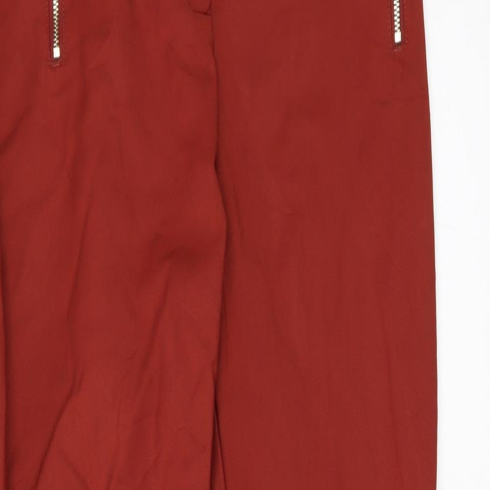 NEXT Womens Orange   Trousers  Size 12 L31 in