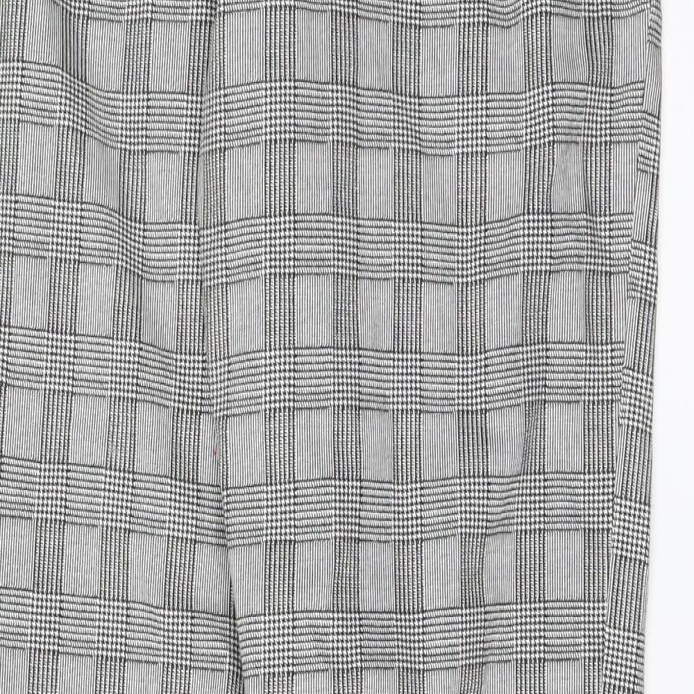 George Womens Grey Check  Trousers  Size 14 L29 in