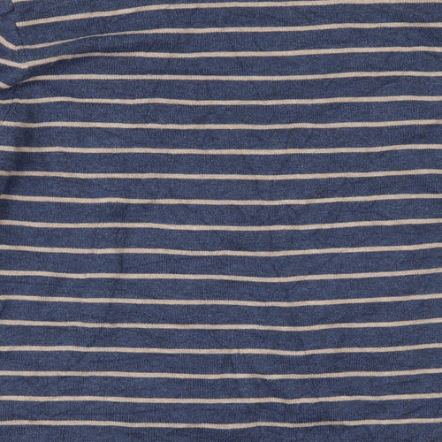 TU Girls Blue Striped  Pullover Jumper Size 12 Years