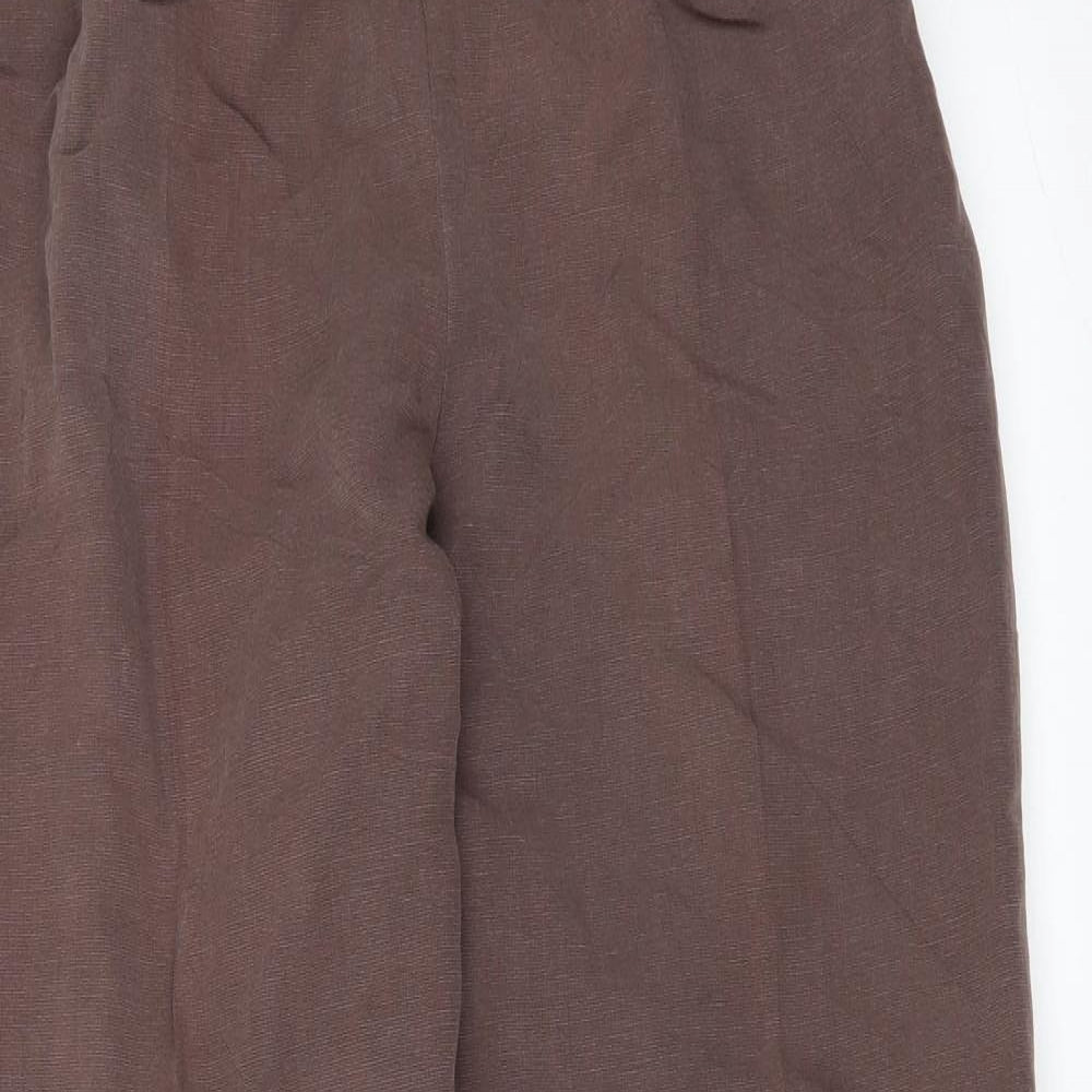 Wallis Womens Brown   Trousers  Size 8 L27 in