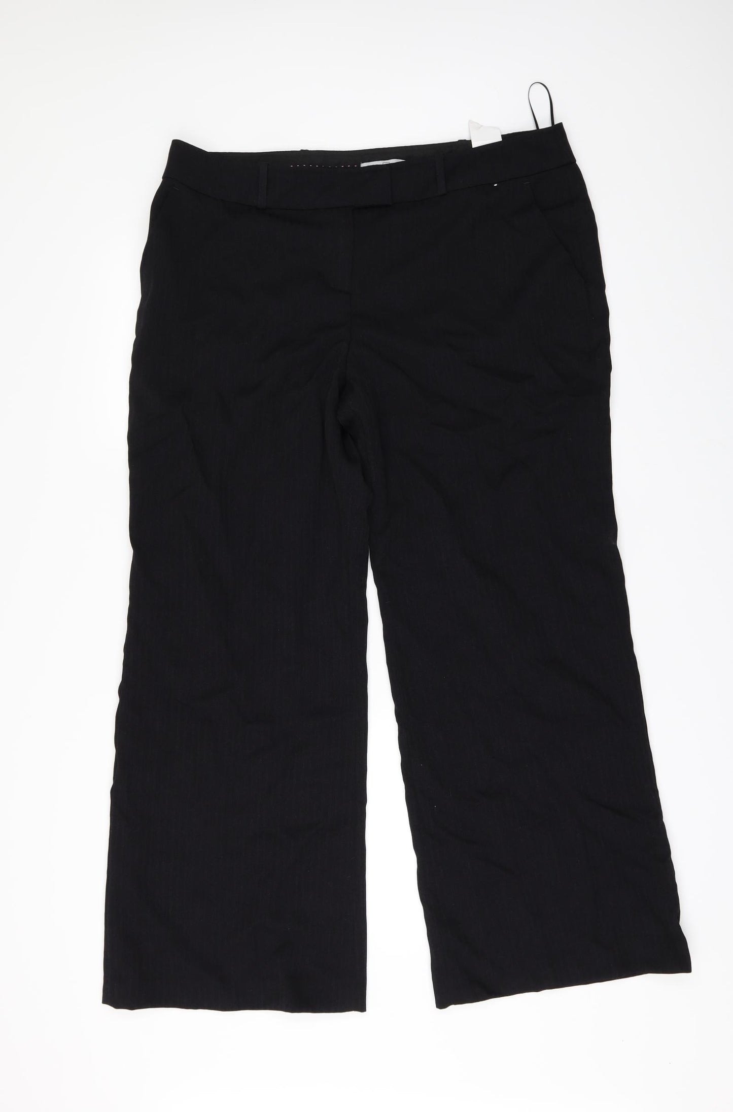 TU Womens Black   Trousers  Size 16 L30 in