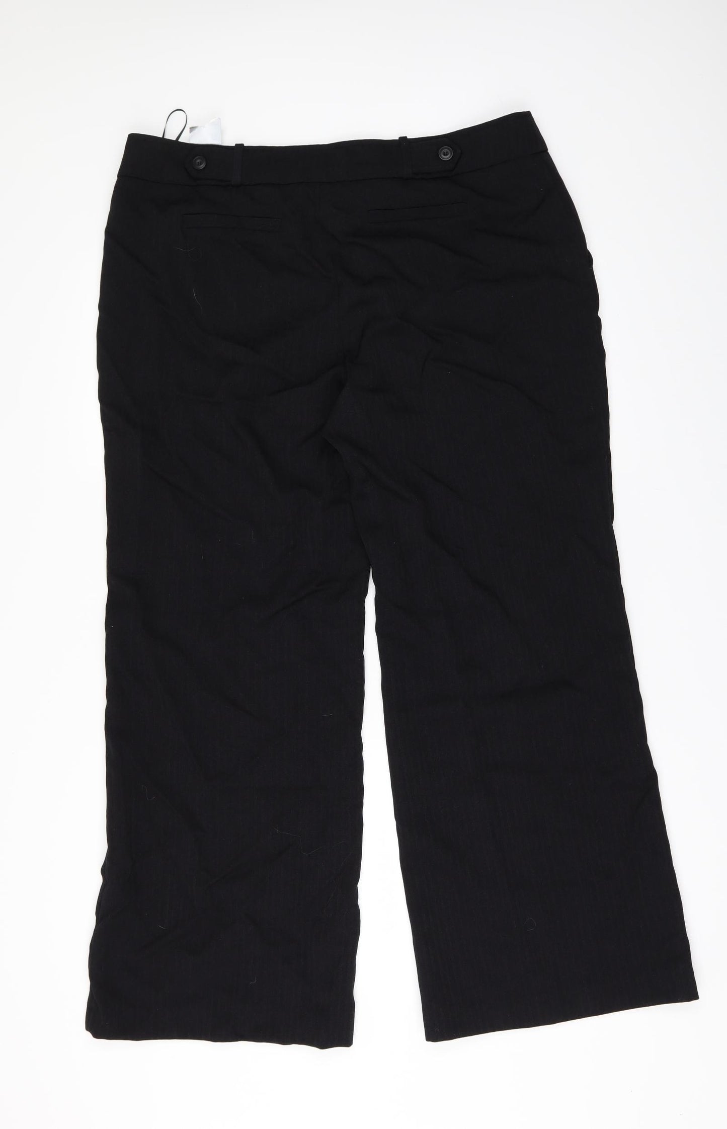 TU Womens Black   Trousers  Size 16 L30 in