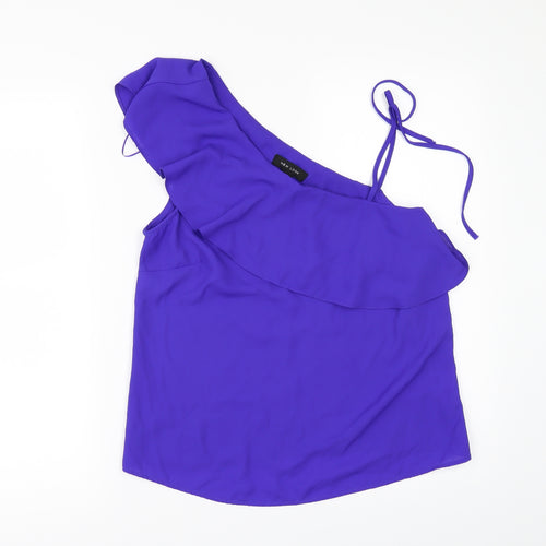 New Look Womens Purple   Camisole Blouse Size 10
