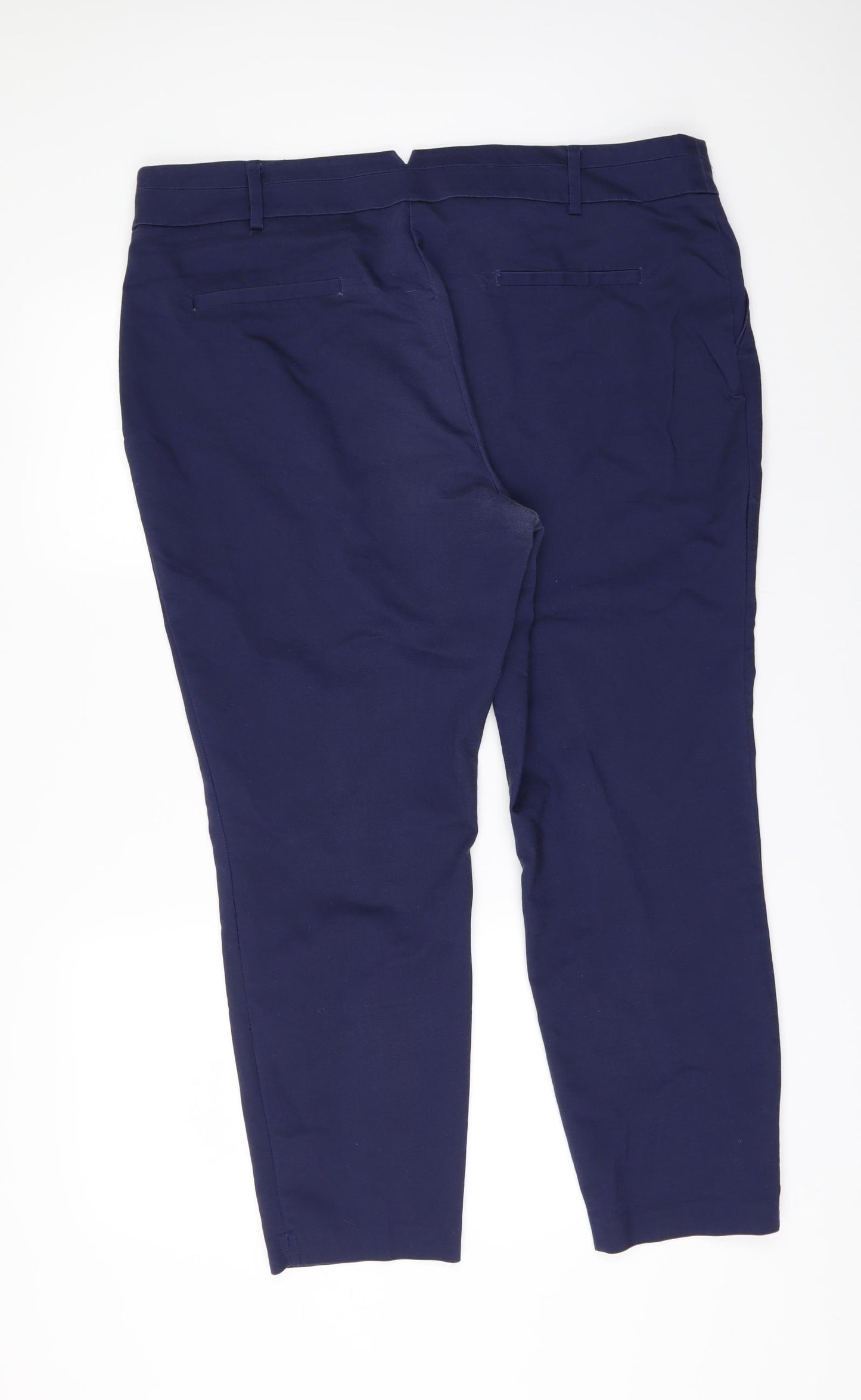 Papaya Womens Blue   Trousers  Size 20 L26 in