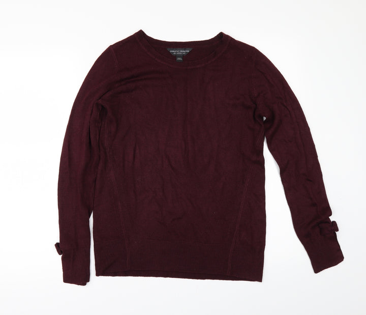 Dorothy Perkins Womens Red   Pullover Jumper Size 10