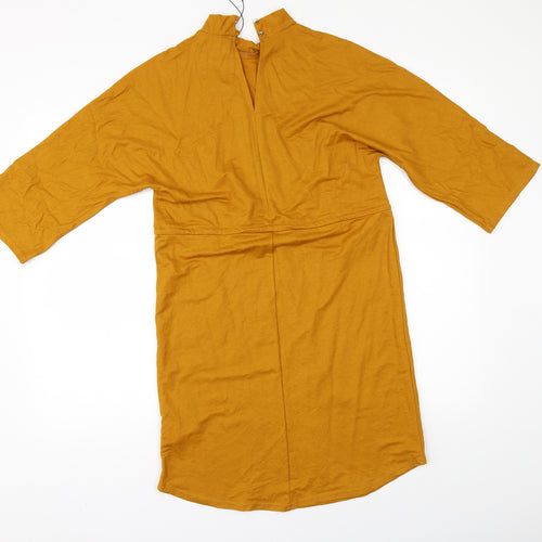 Primark Womens Yellow   T-Shirt Dress  Size 6