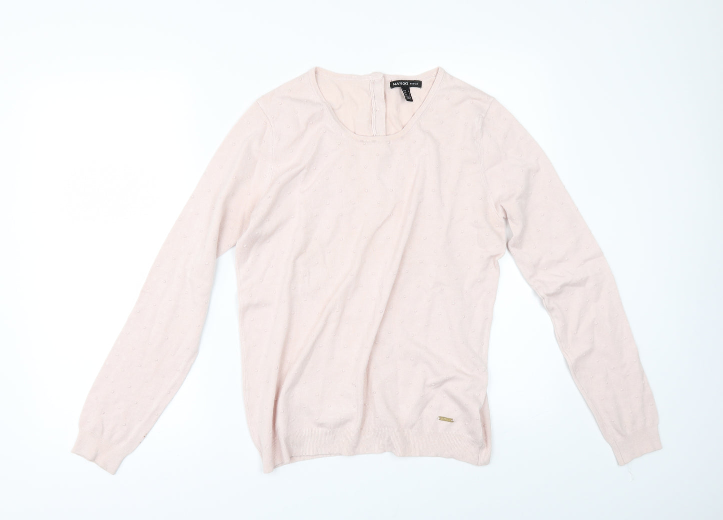 Mango Womens Pink   Pullover Jumper
