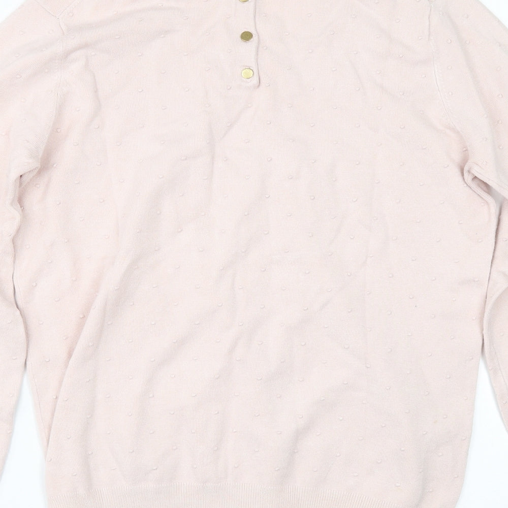 Mango Womens Pink   Pullover Jumper