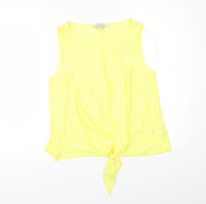 F&F Womens Yellow   Camisole Blouse Size 10