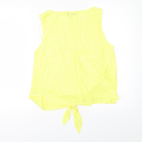 F&F Womens Yellow   Camisole Blouse Size 10
