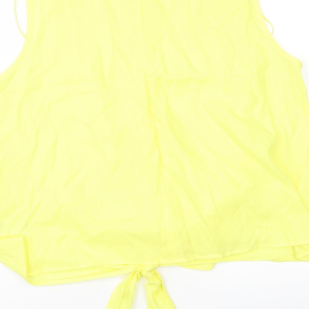 F&F Womens Yellow   Camisole Blouse Size 10