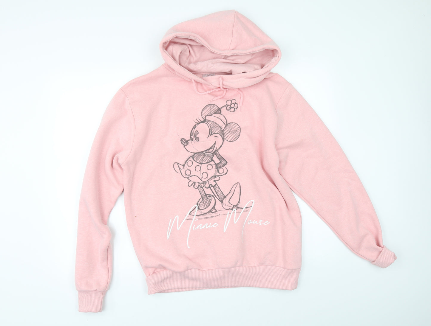 Disney Womens Pink   Pullover Hoodie Size S  - Minnie Mouse